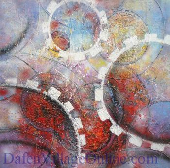 Abstract Line and circles 67